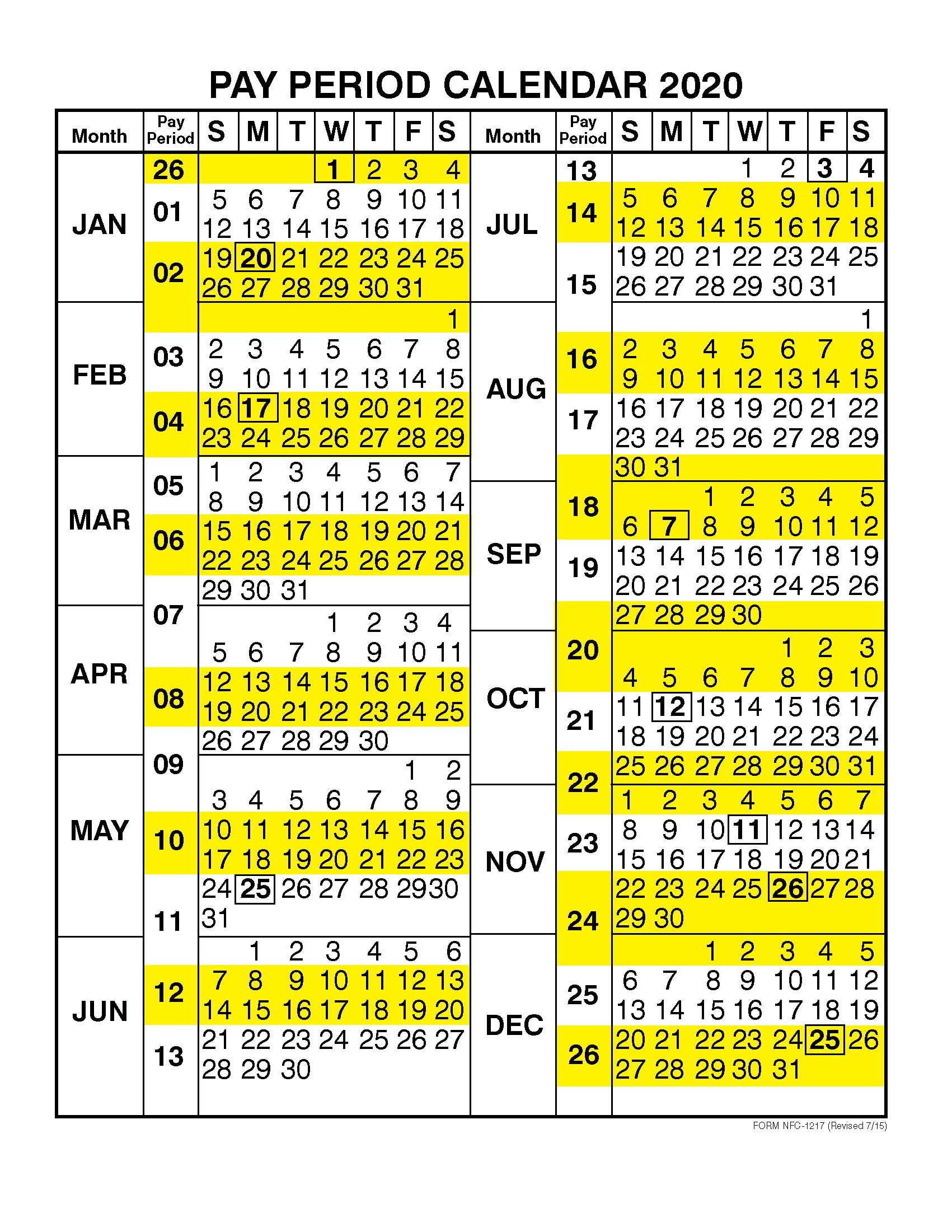 Universal July 2021 Opm Paid Calendar Get Your Calendar Printable