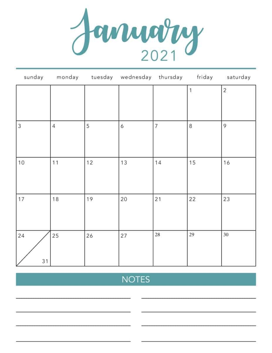 Best Printable Calendar 2021 | Get Your Calendar Printable