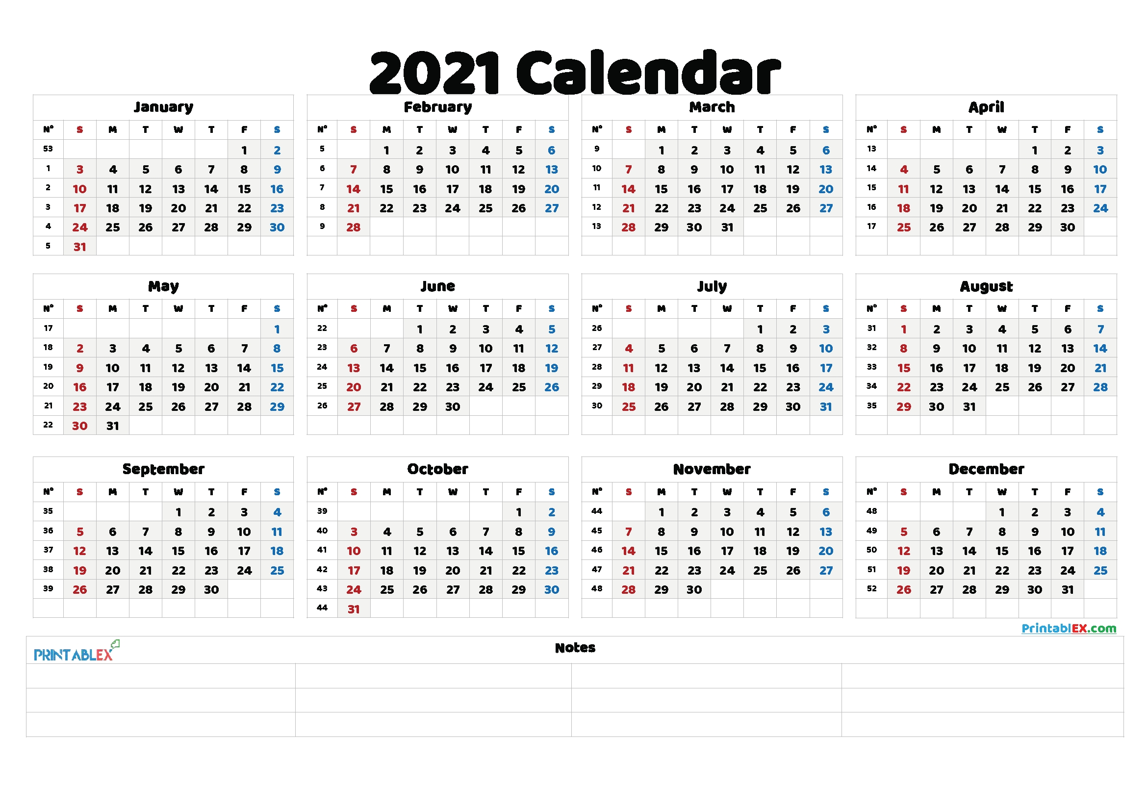 How to Printable 6 Week Calendar 2021 - Get Your Calendar Printable