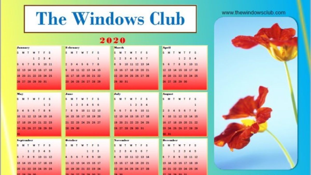 Best Microsoft Publisher Calendar 2021 Get Your Calendar Printable