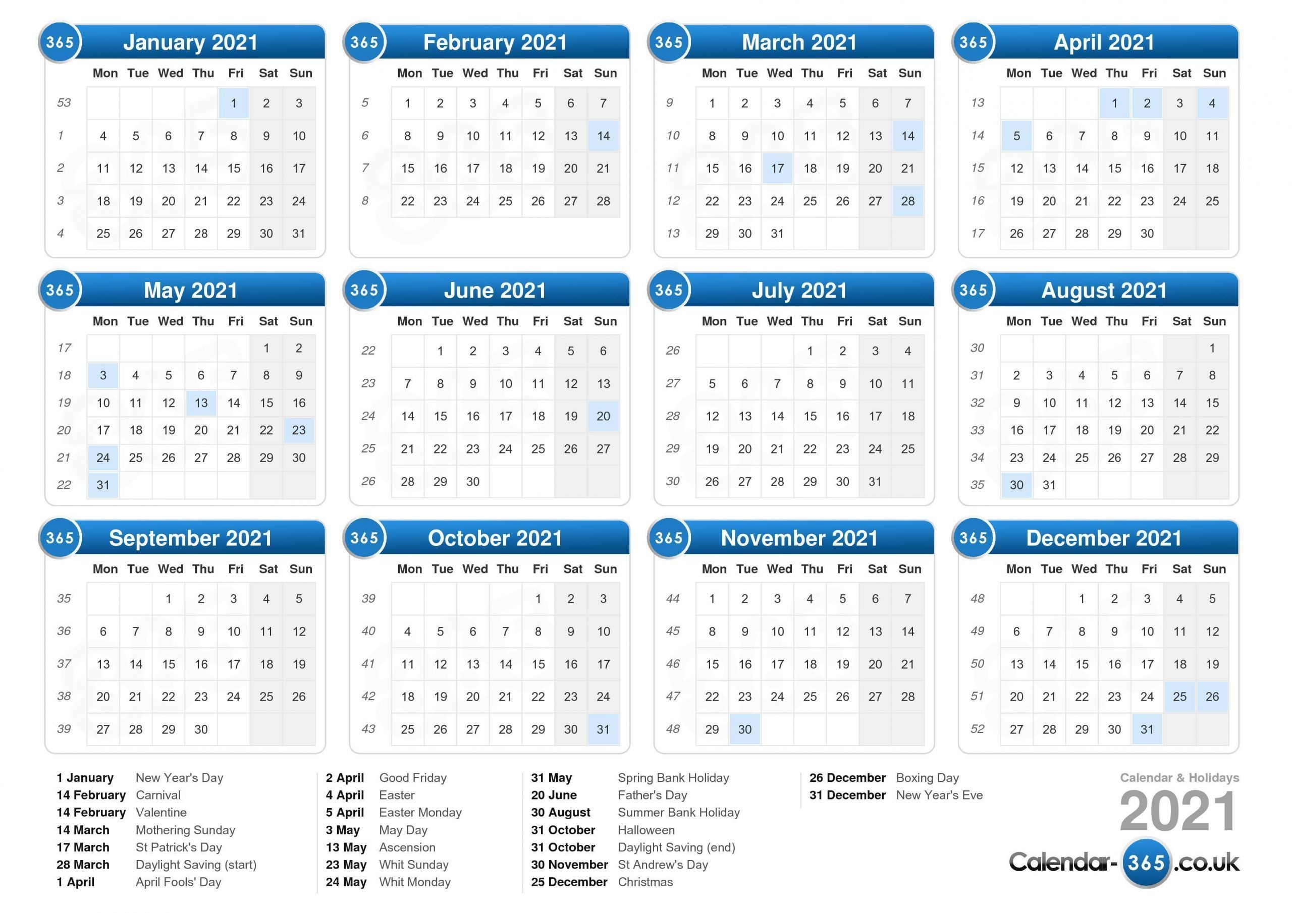 January February 2021 Calendar Uk In 2020 | Printable