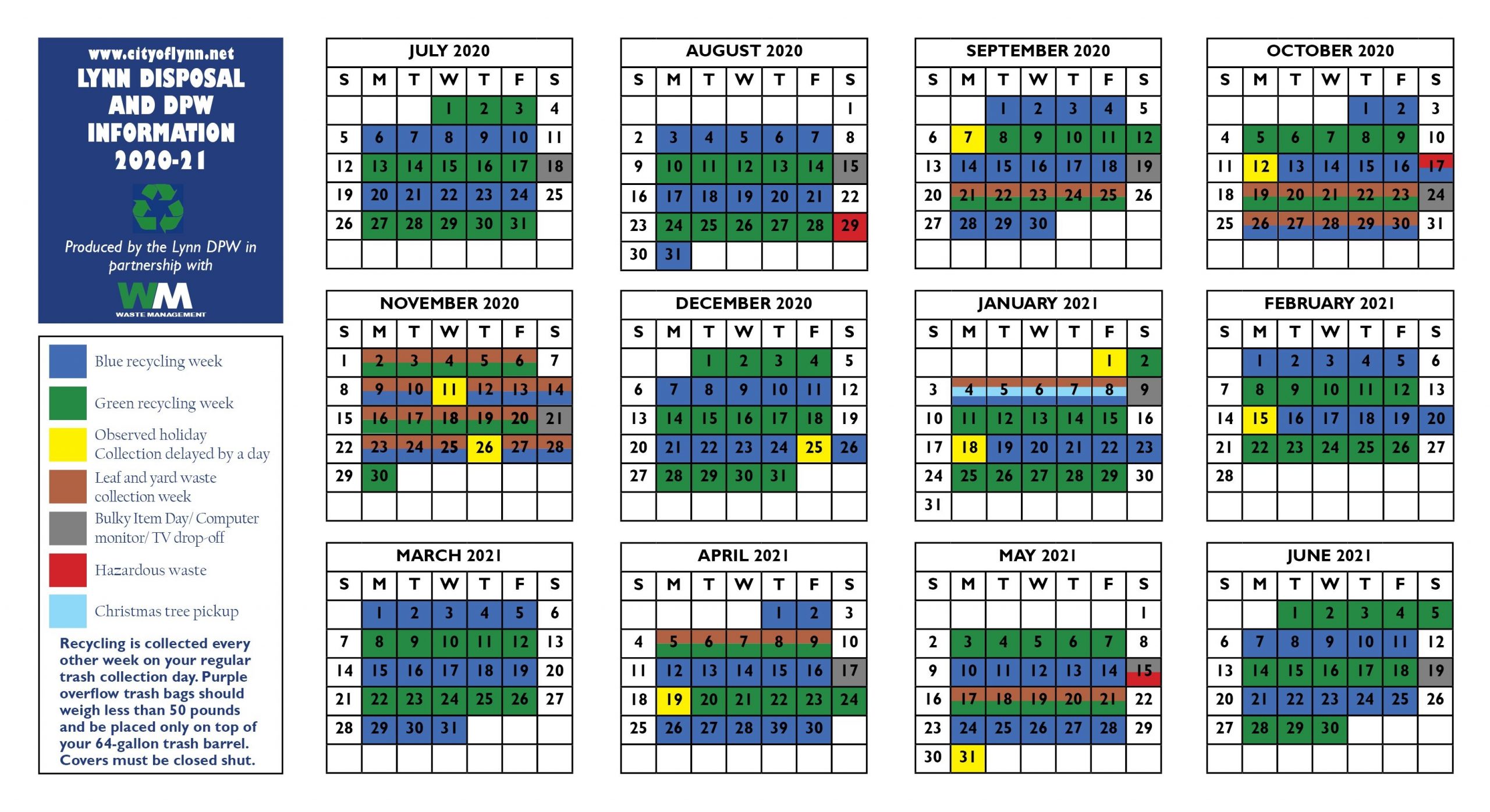 Universal Republic Services Calendar For Trash And Recycling 2021 Get