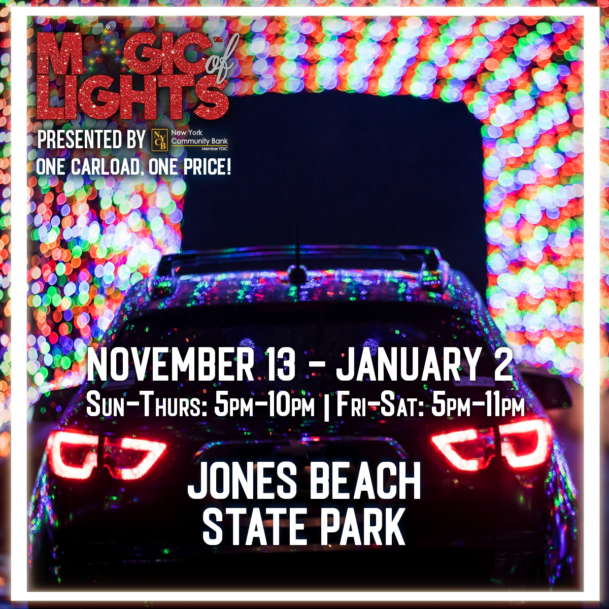 Magic Of Lights™ At Long Island&#039;S Jones Beach State Park