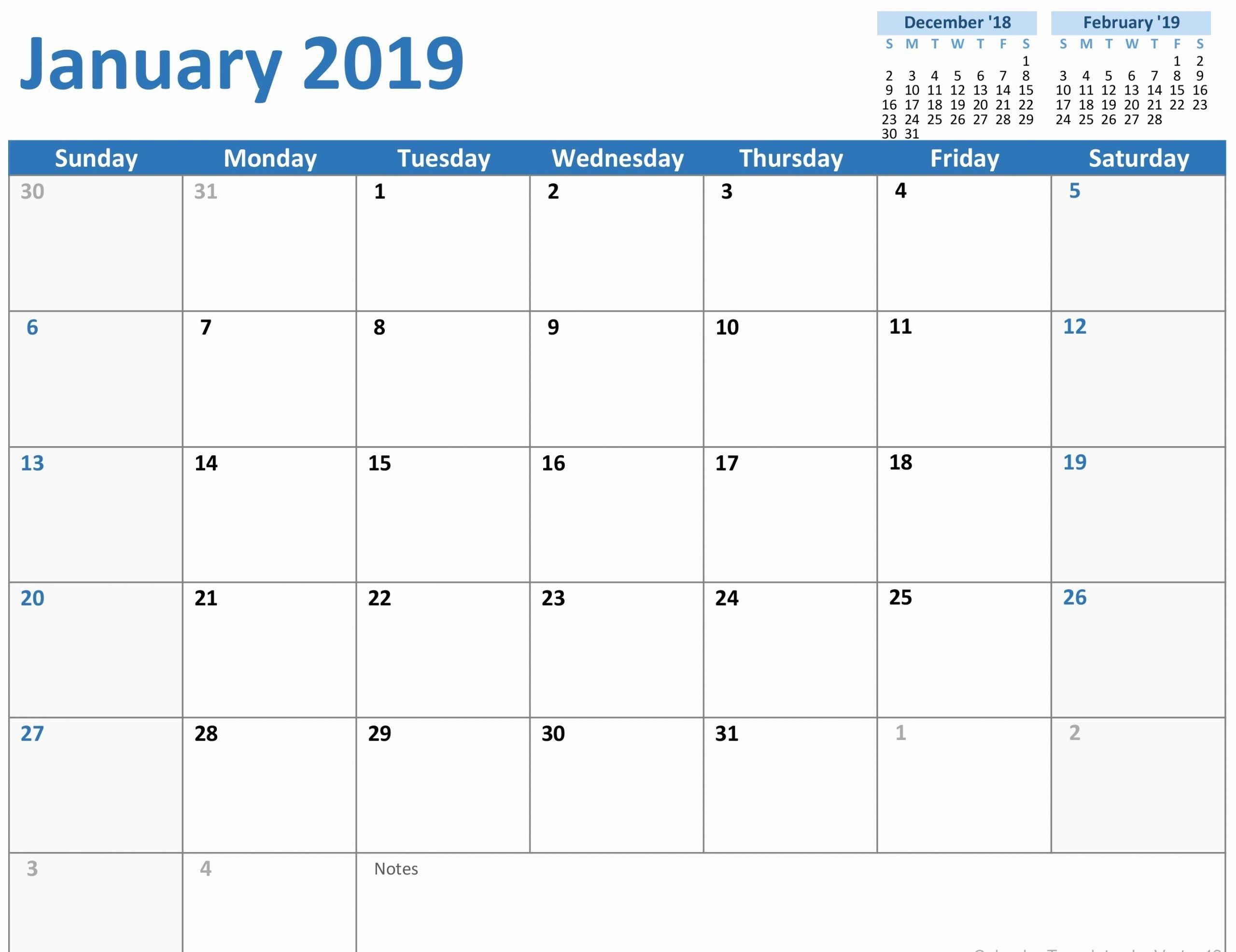 microsoft word calendar templates 2018