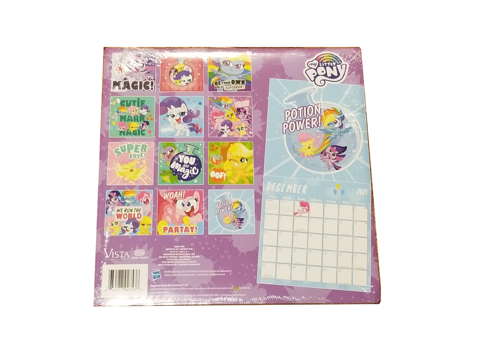 My Little Pony 2021 16-Month Wall Calendar- Calendars