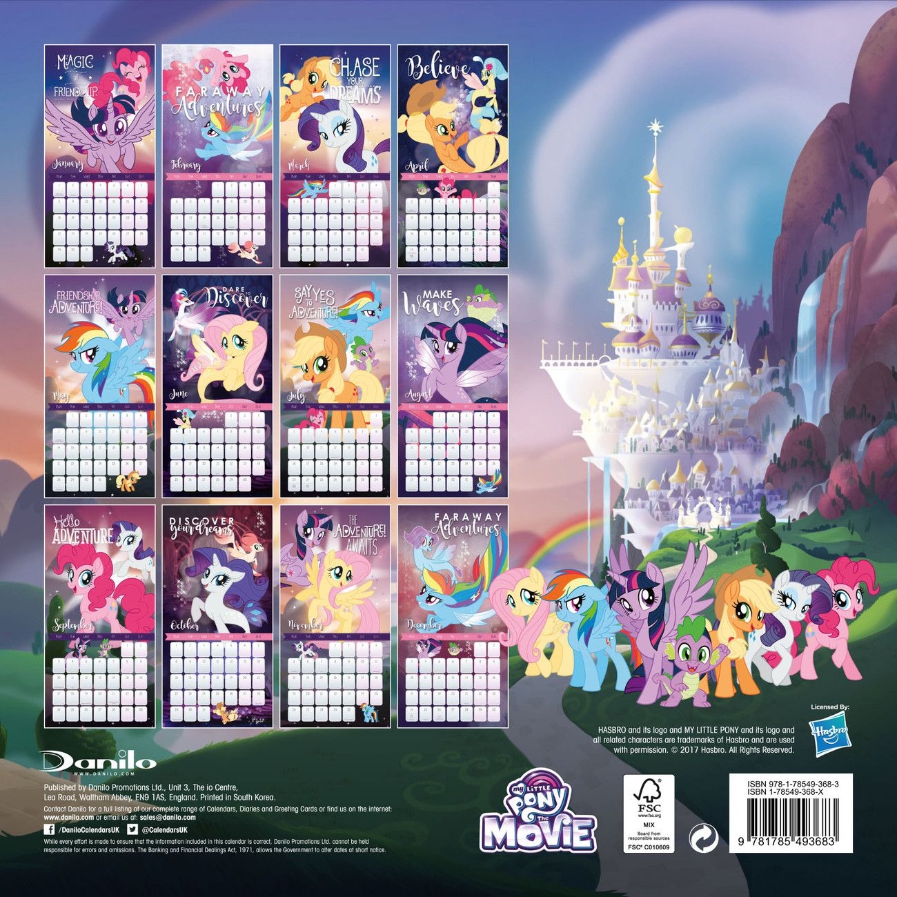 My Little Pony Movie - Calendars 2021 On Ukposters/Abposters