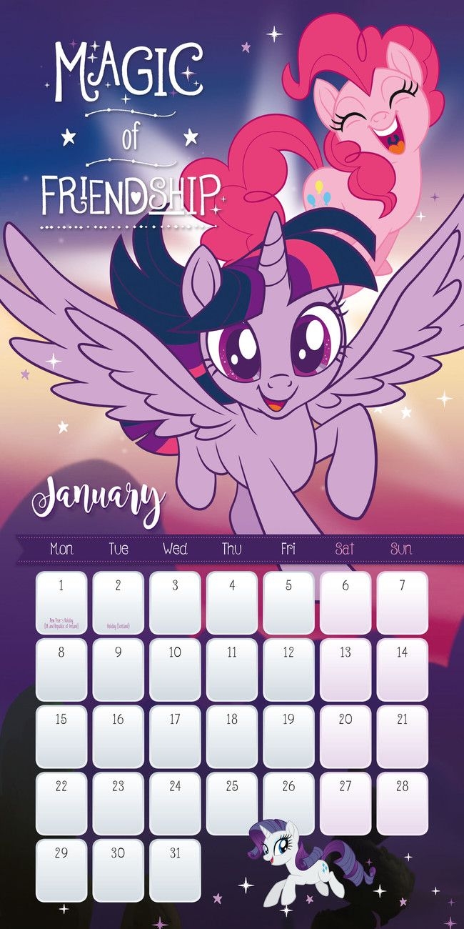 My Little Pony Movie - Calendars 2021 On Ukposters/Abposters