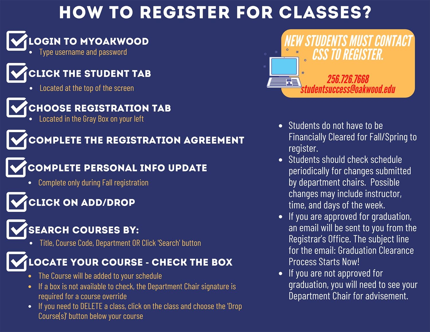 Oakwood University- Freshmen, Sophomores, Juniors &amp; Seniors