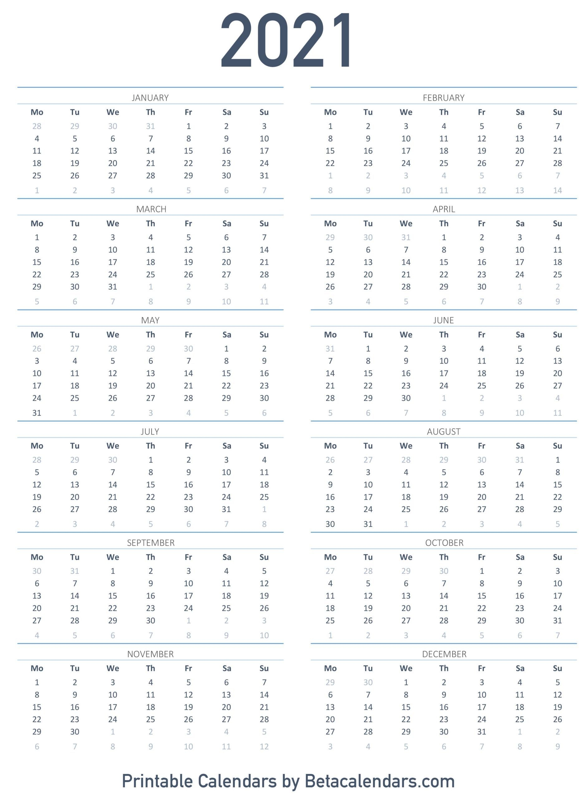 create your 2021 calendar can print get your calendar printable