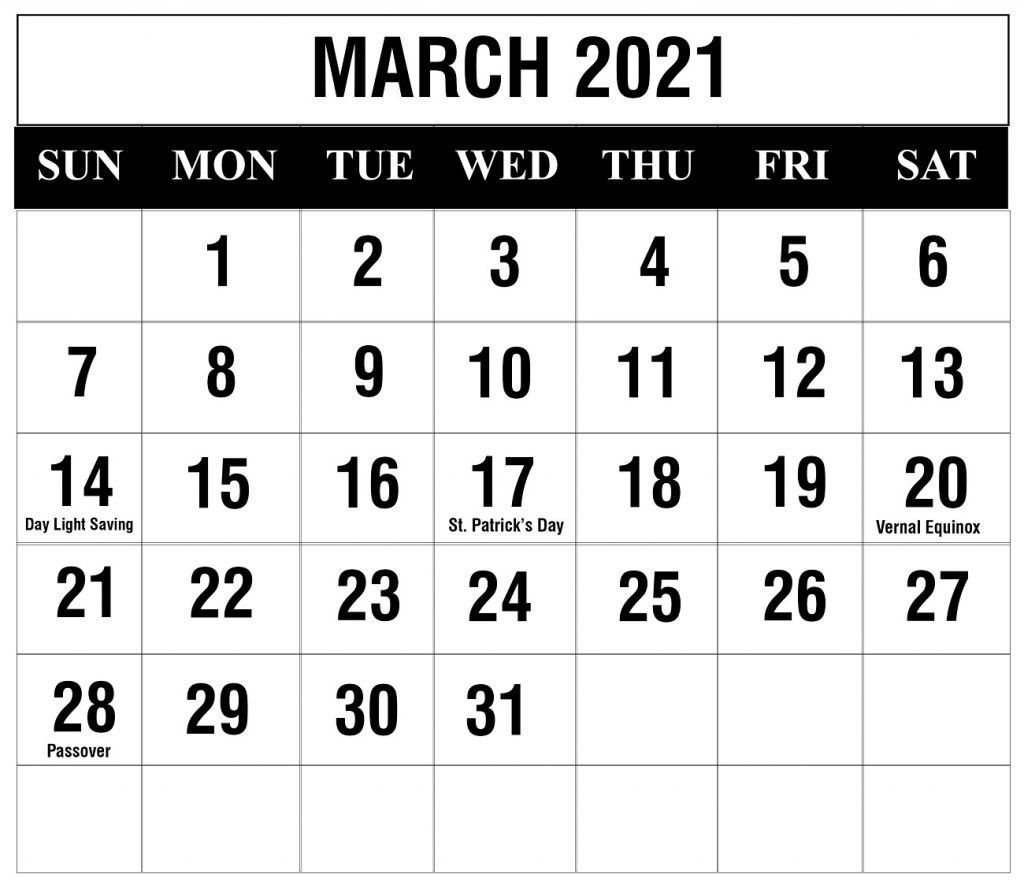 Printable Calendar 2021 February March April In 2020