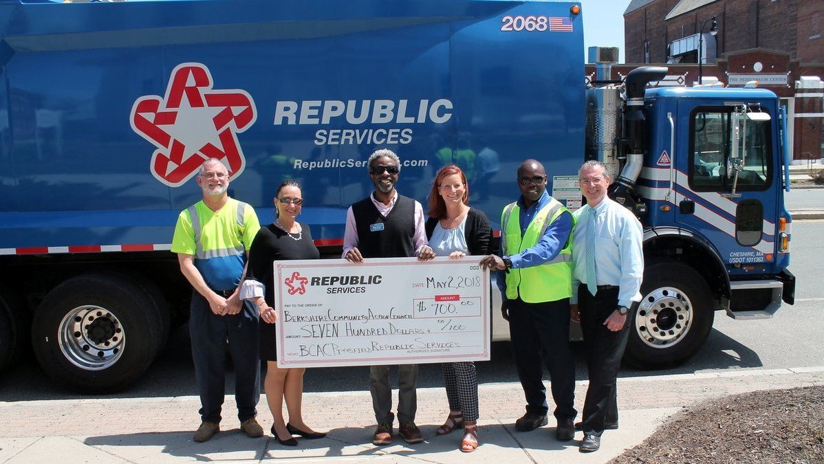 Republic Services Donates $1,200 To Help Impoverished