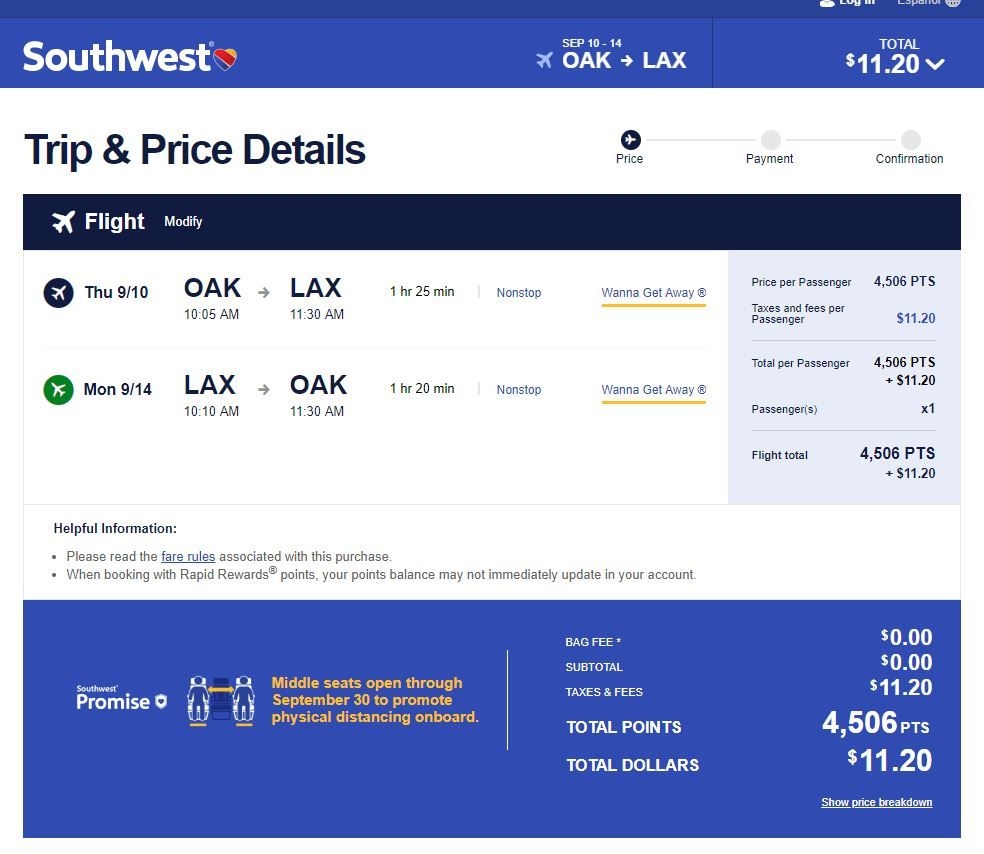 Southwest Flash Sale Drops Round-Trip Fares Below $80 On