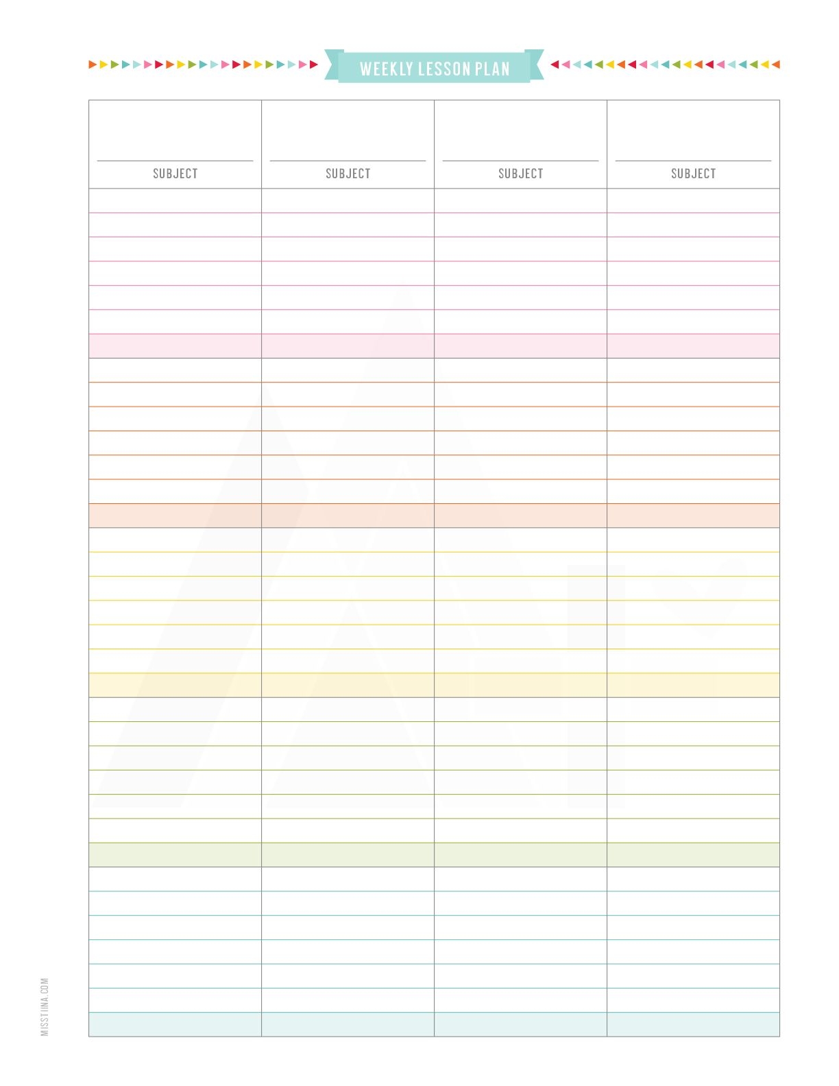 Teacher Planner – Misstiina