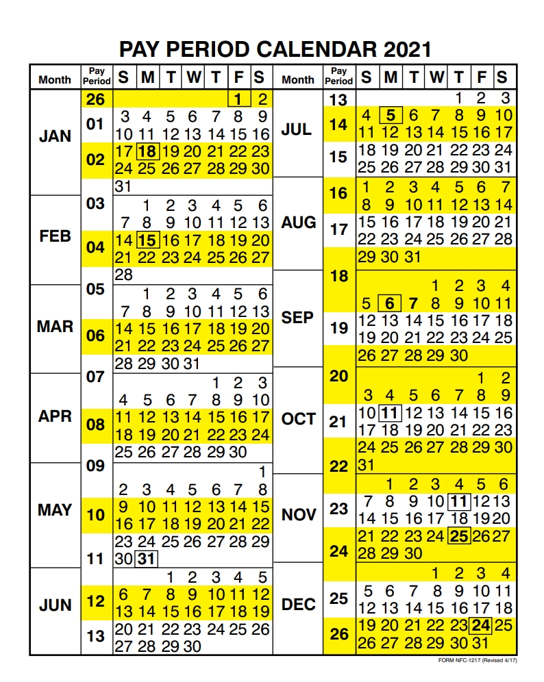 Usda Payroll Calendar 2021 | Payroll Calendar