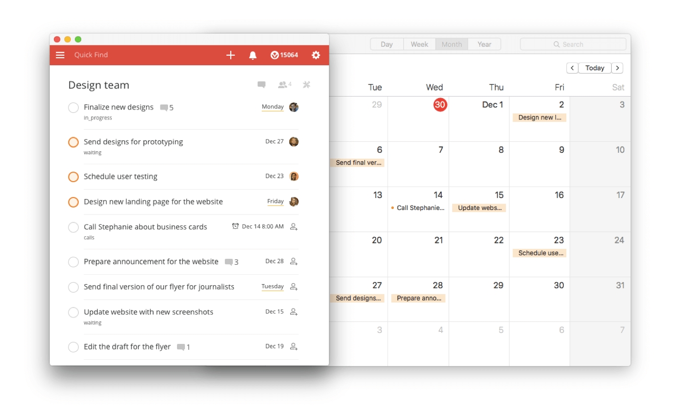 todoist calendar view