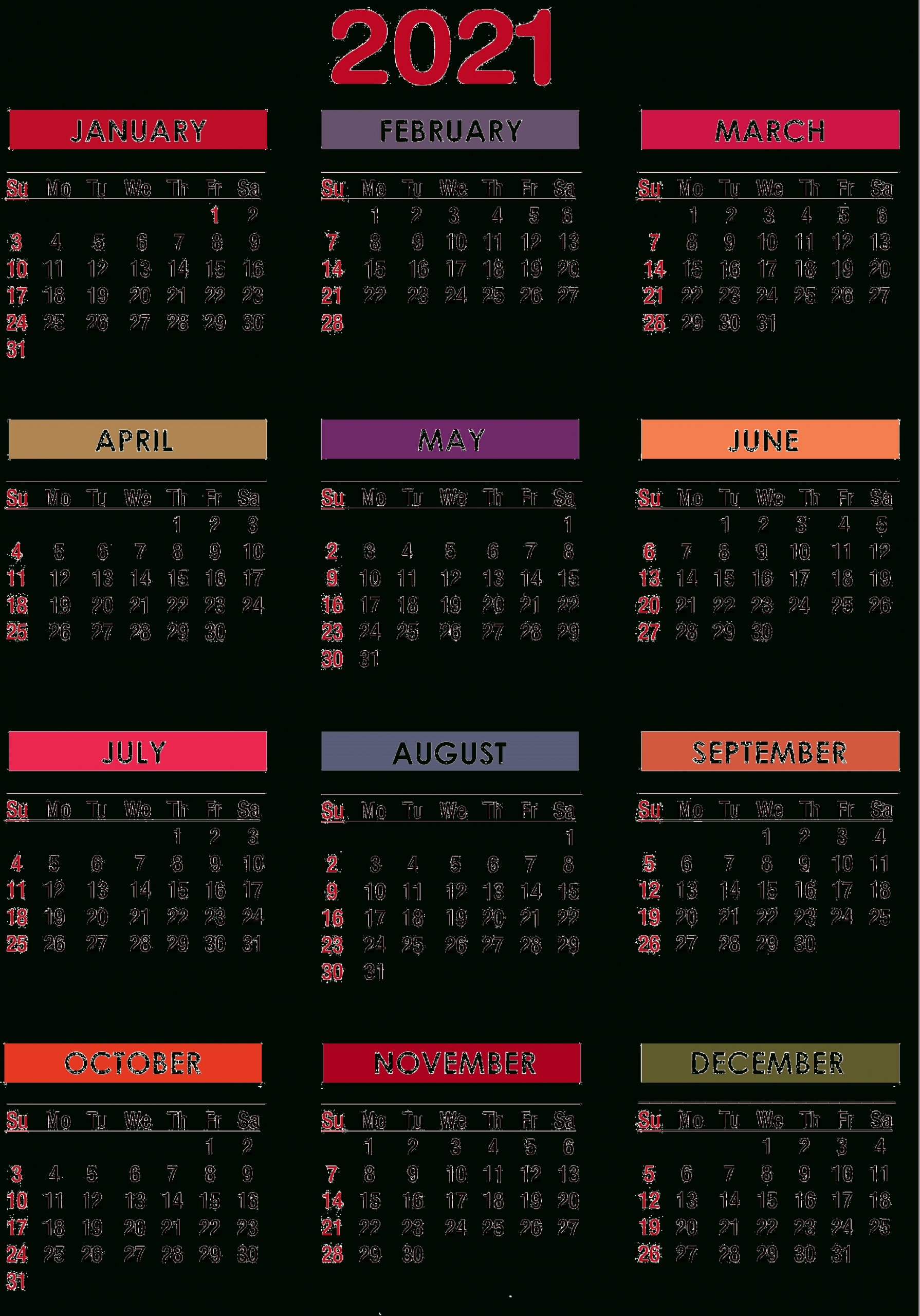 2021 Calendar Wallpapers - Top Free 2021 Calendar