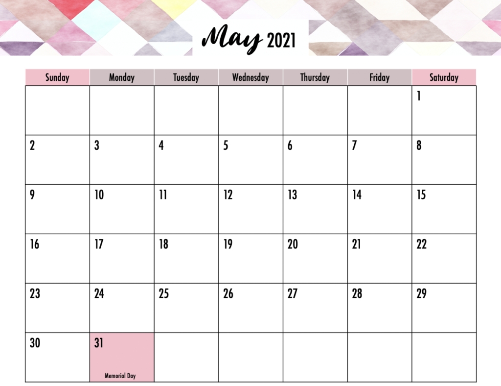 Editable 2021 Calendar Printable - Gogo Mama