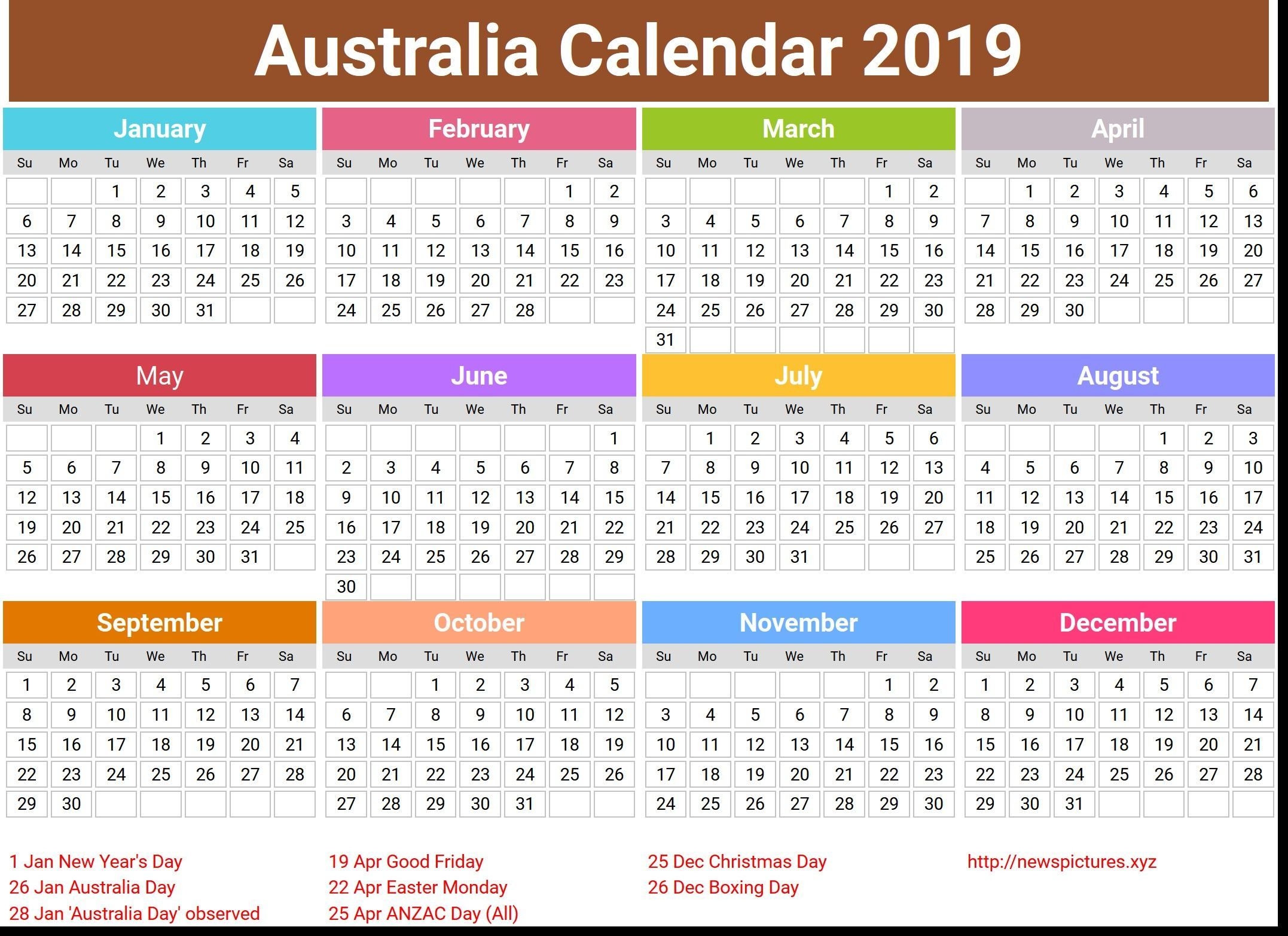20+ 2021 Calendar Western Australia - Free Download