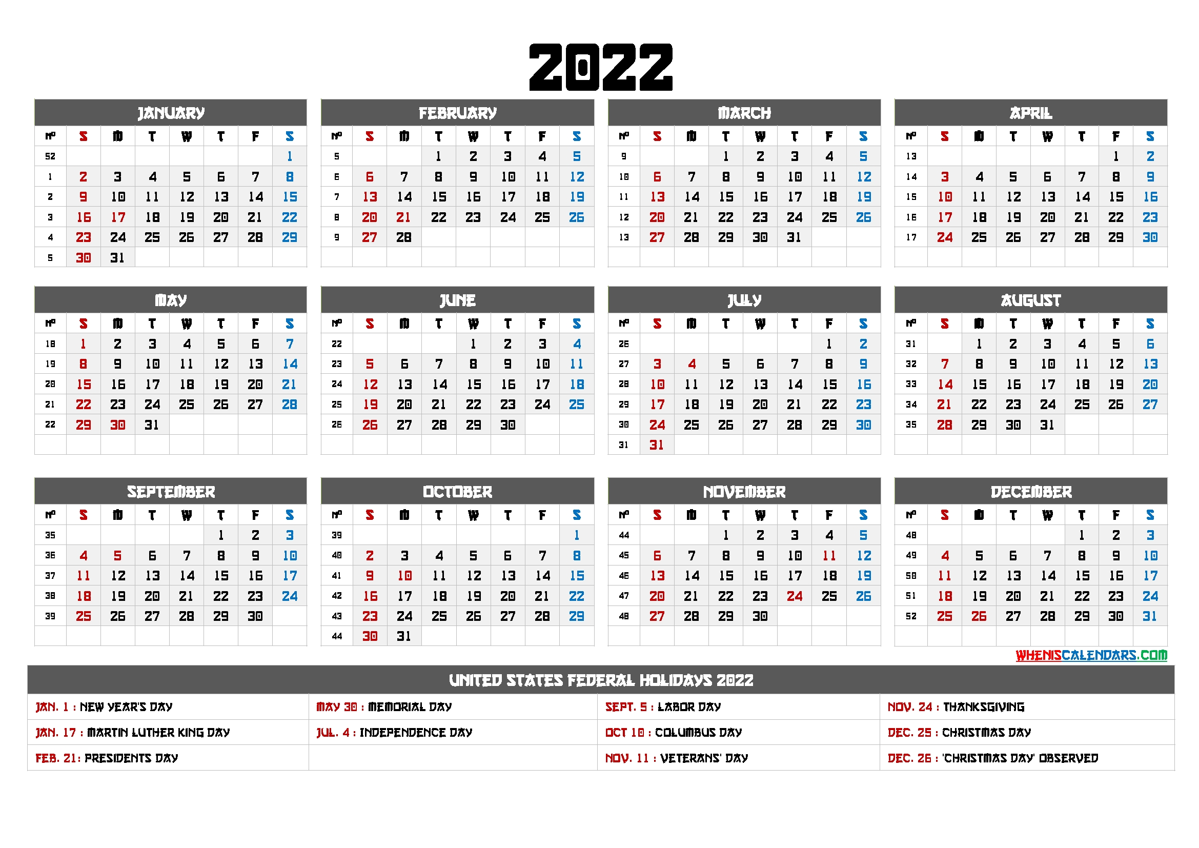 20+ 2022 Calendar Uk - Free Download Printable Calendar