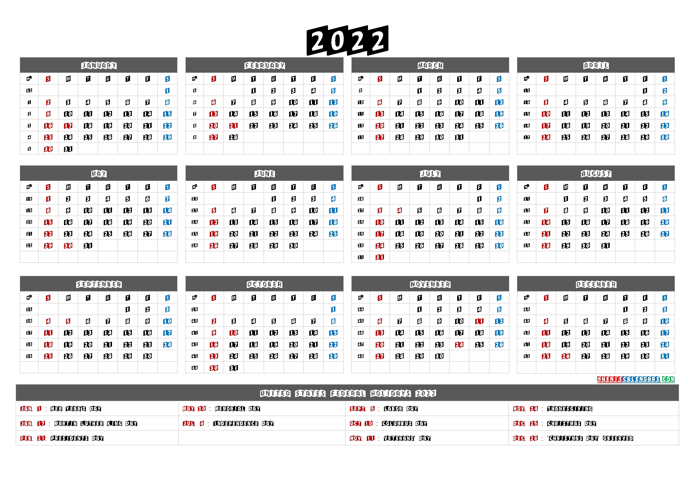 20+ 2022 Calendar Uk - Free Download Printable Calendar