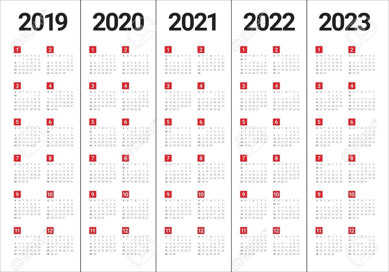 2020 2021 2022 2023 Calendar - Calendar Inspiration Design