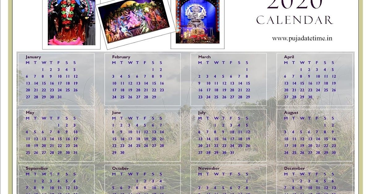 2020 Calendar, Download Free 2020 Calendar, New Year