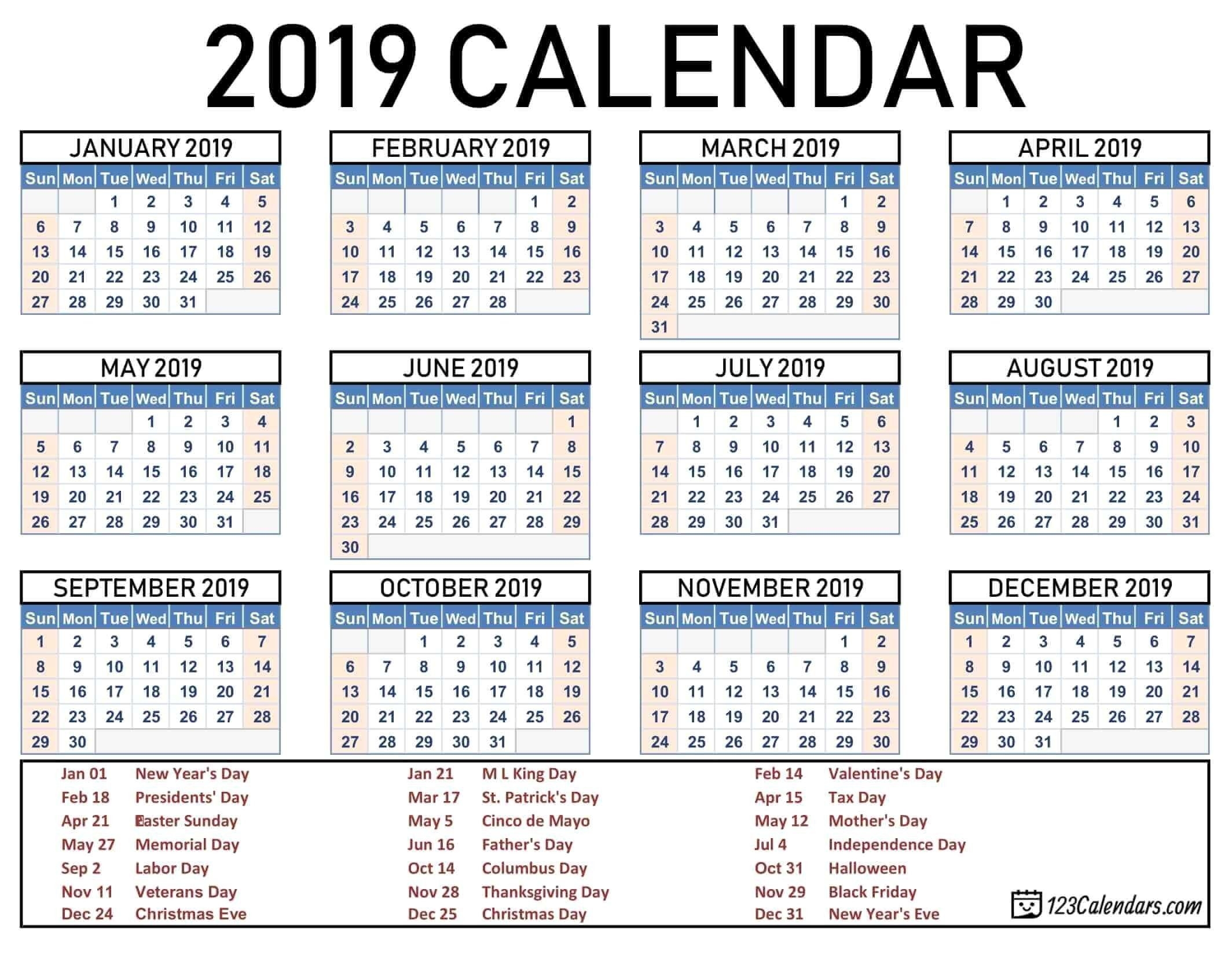 2020 Calendar With Public Holidays And School Holidays