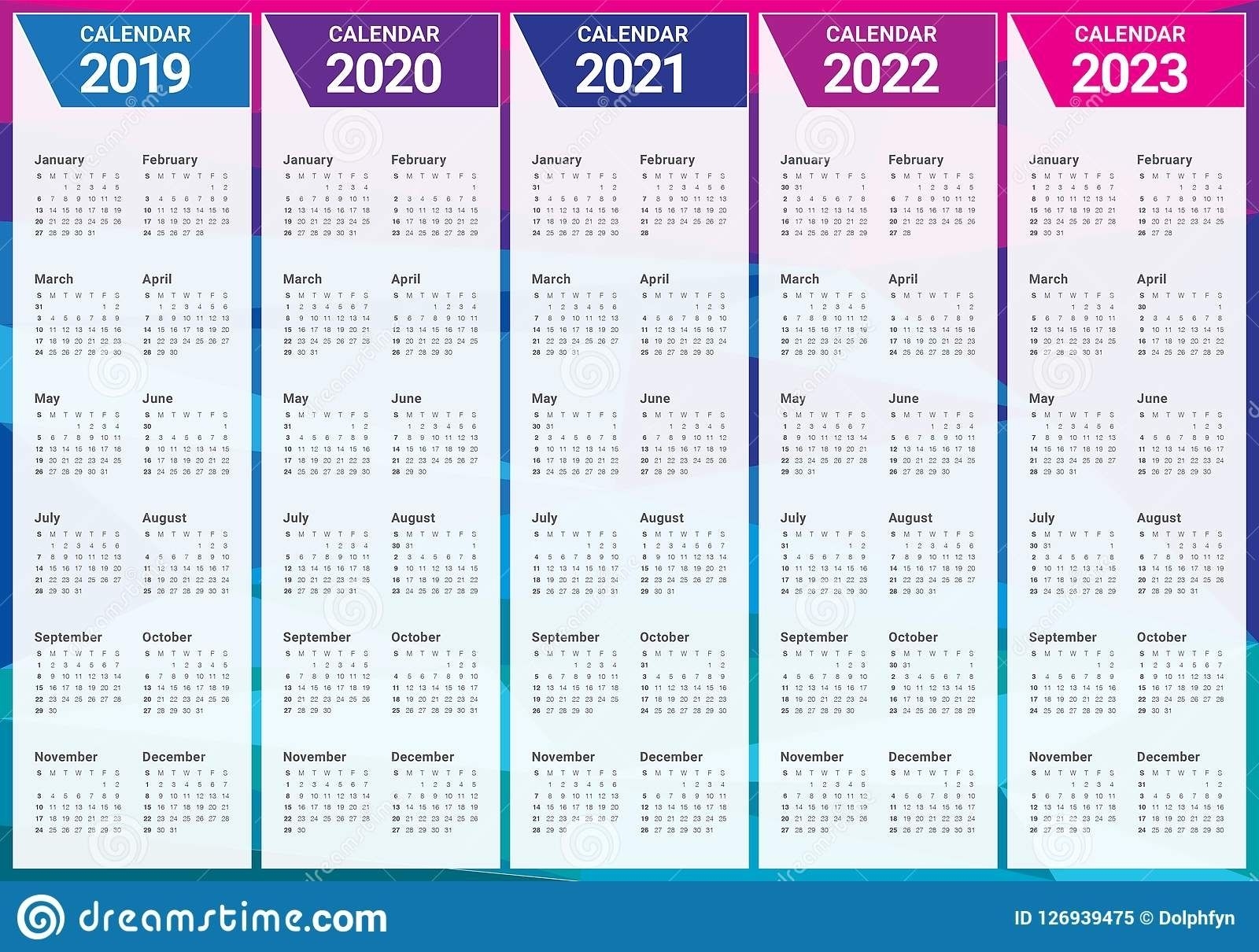 2021 2022 2023 Downloadable Calendar Ten Free Printable 