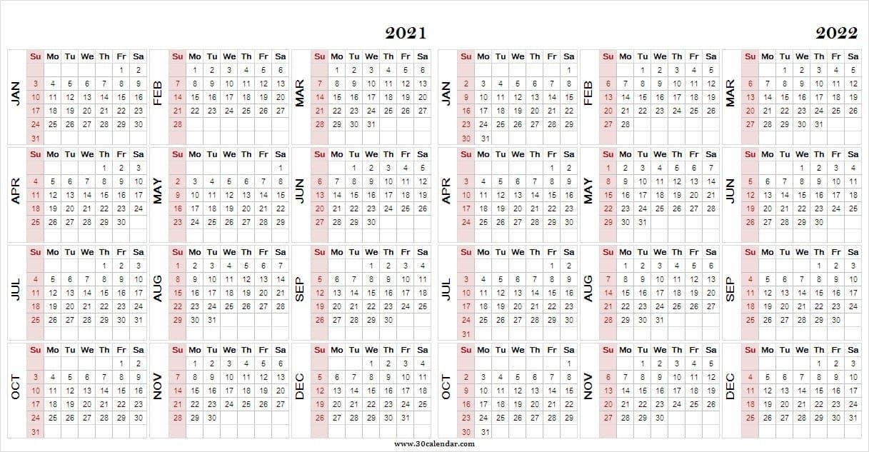 Free Calendar For Year 2022 Malaysia