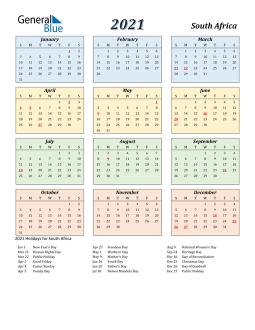 2021 Calendar And Public Holidays | Calendar 2021