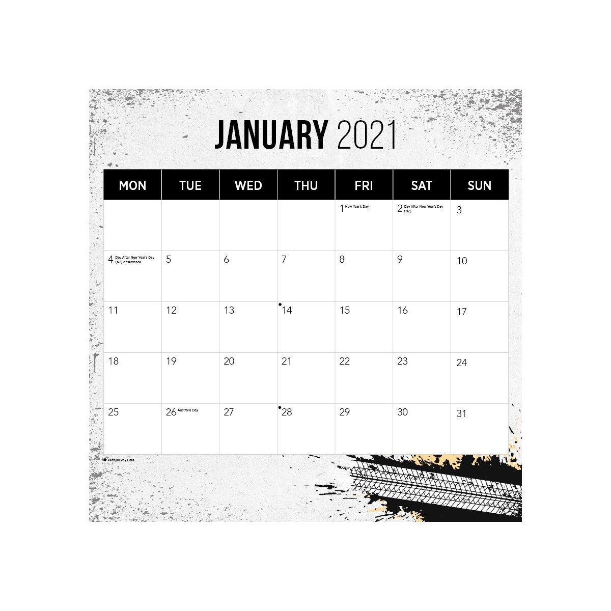 2021 Calendar Big W | Calendar Page