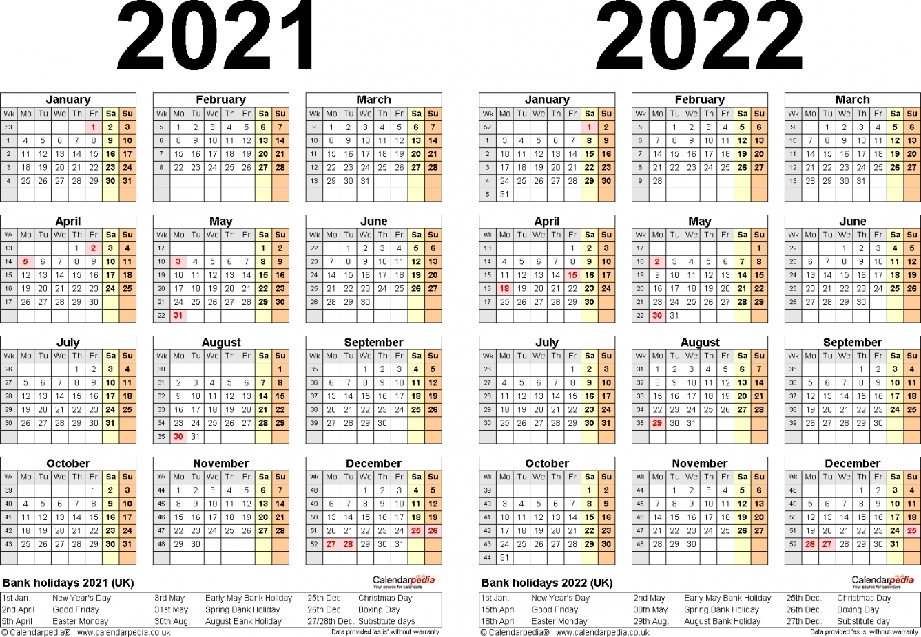 2021 Calendar Printable Uk | Free Letter Templates