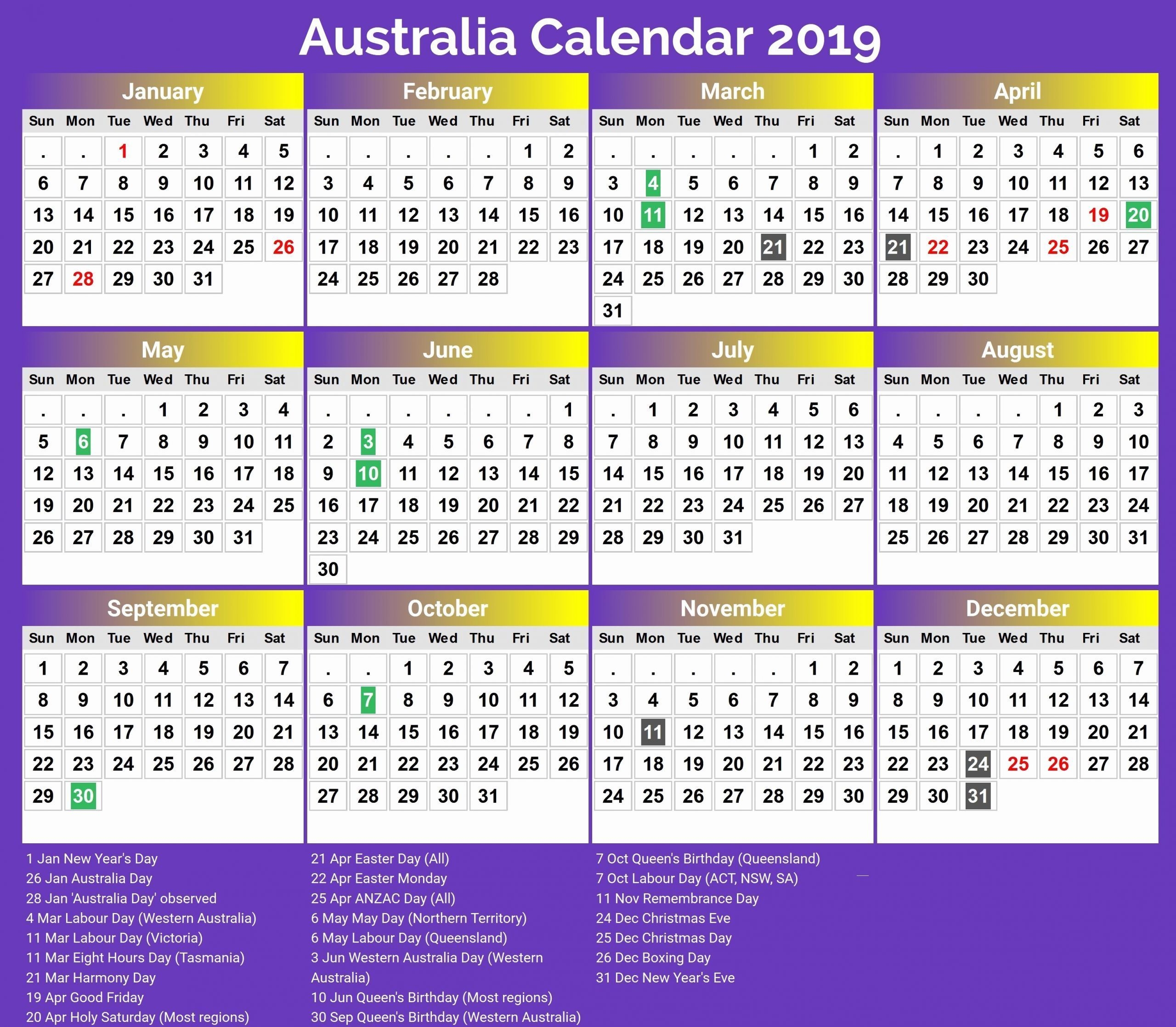 effective 2021 calendar 2022 printable with holidays australia get