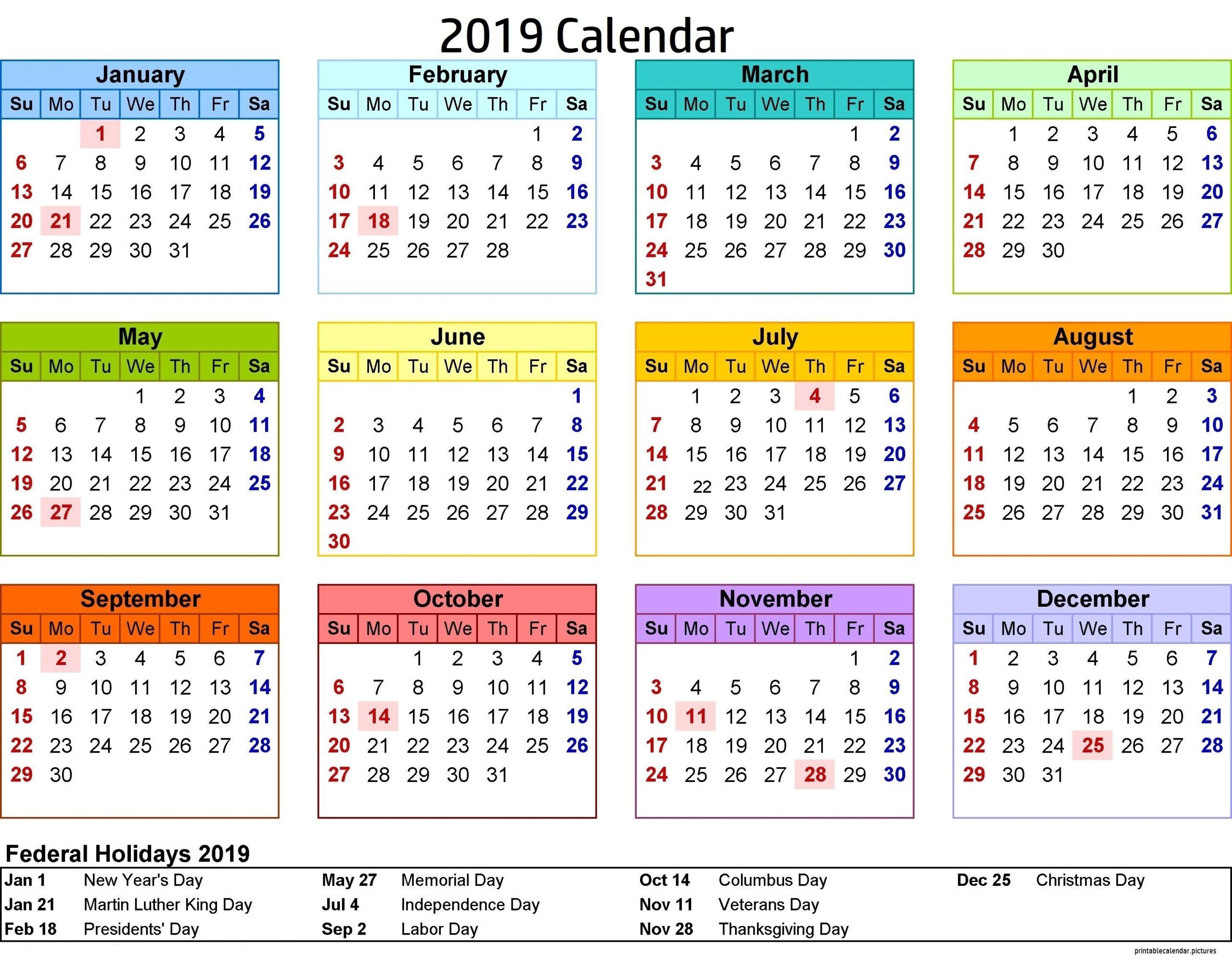 2021 Philippine Calendar With Holidays Printable | 2021