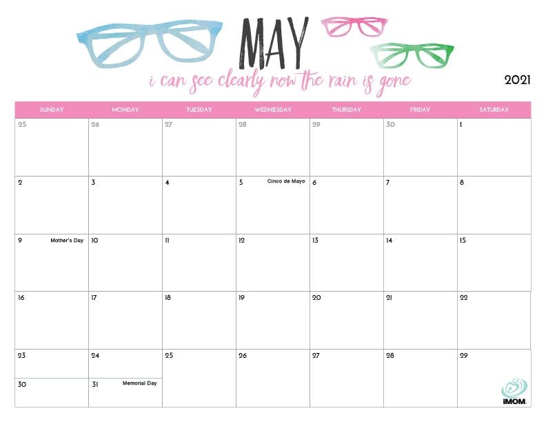2021 Printable Calendars For Moms - Imom