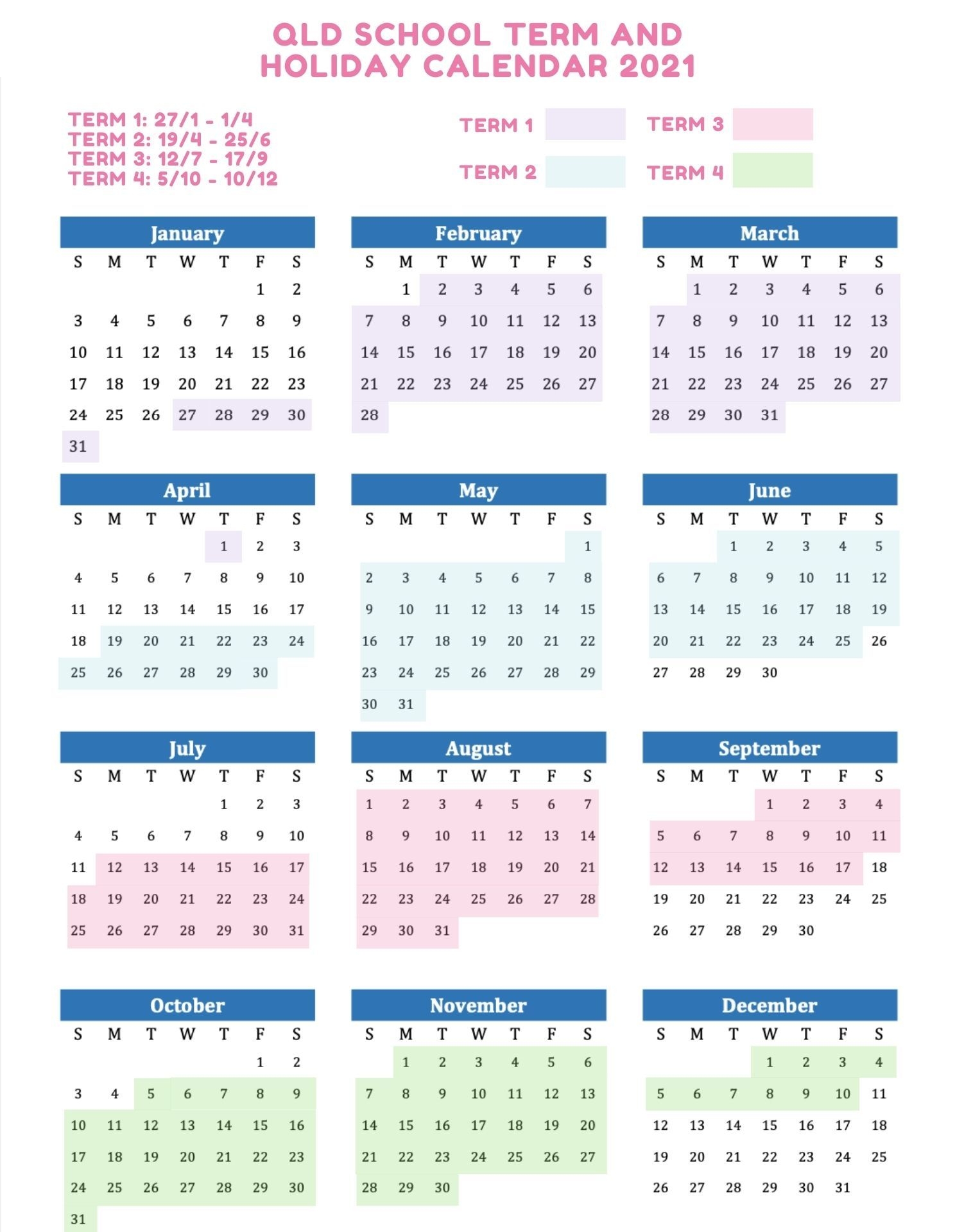 Free April 2022 Calendar Australia