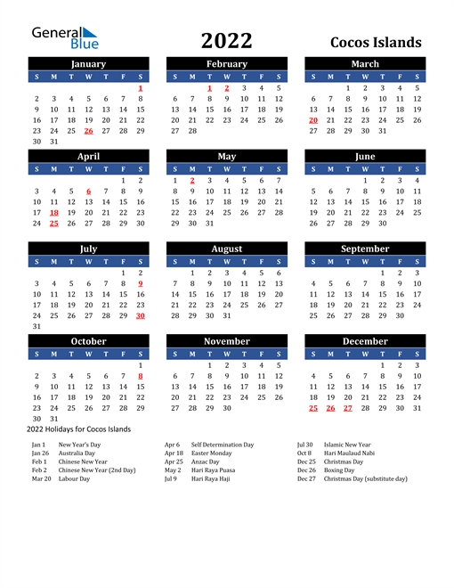 Free Time And Date Calendar 2022 Australia