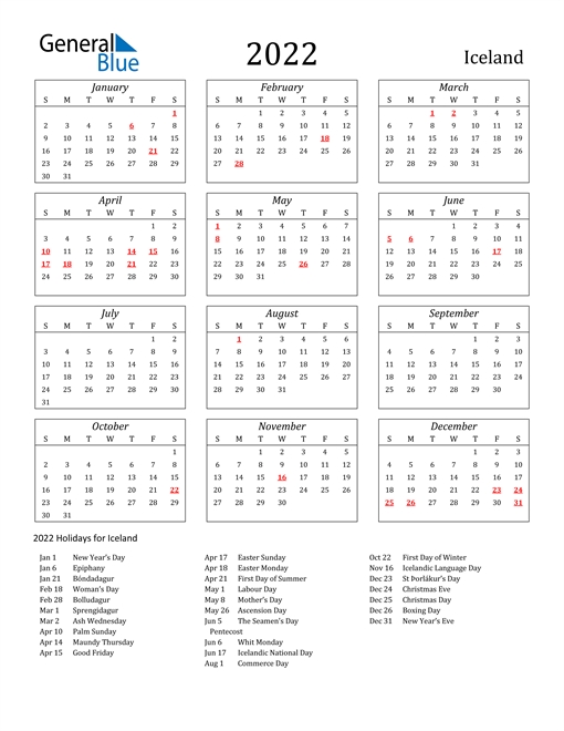 How to Calendar For 2022 With Bank Holidays