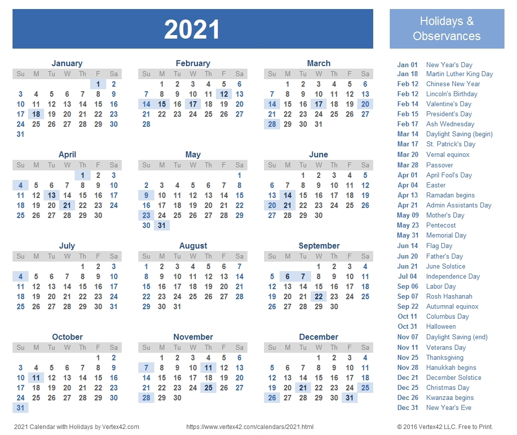 2022 Calendar Printable With Holidays Malaysia | Calendar