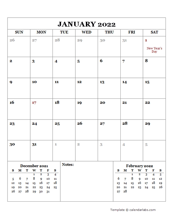 2022 Printable Calendar With Uk Holidays - Free Printable