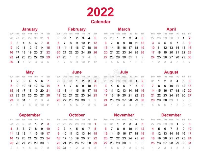 calendario 2022 excel download