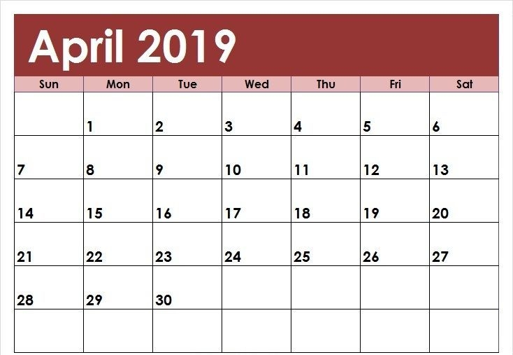 April 2019 Calendar Uk | Calendar Uk, 2019 Calendar