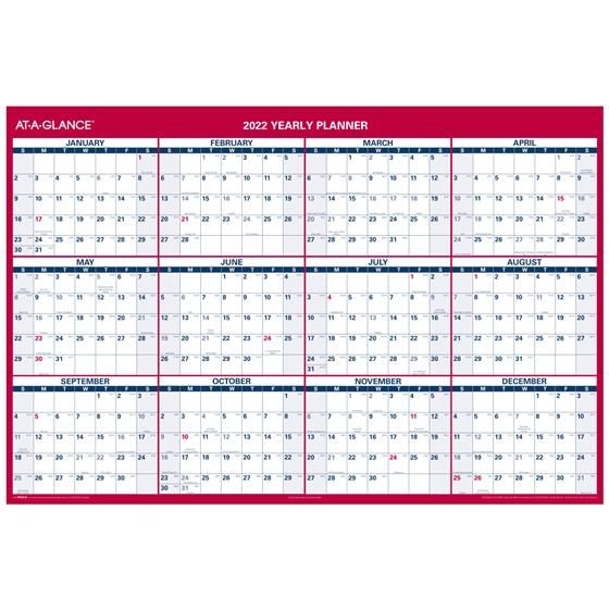 Best 2022 Calendar Year At A Glance Get Your Calendar Printable