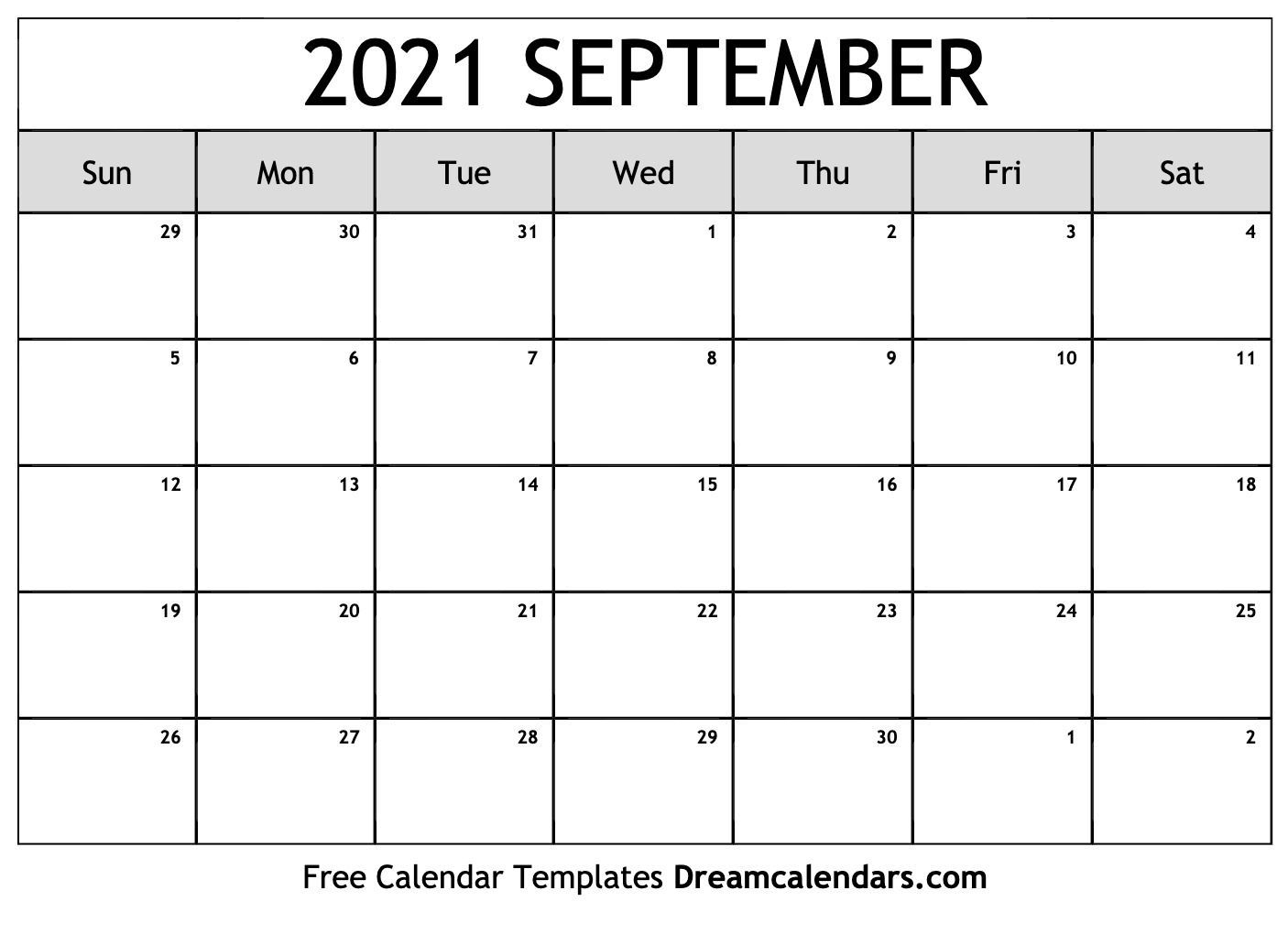 Blank Calendar You Can Type On 2021 - Example Calendar