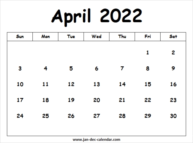 Create Your Moon Calendar April 2022