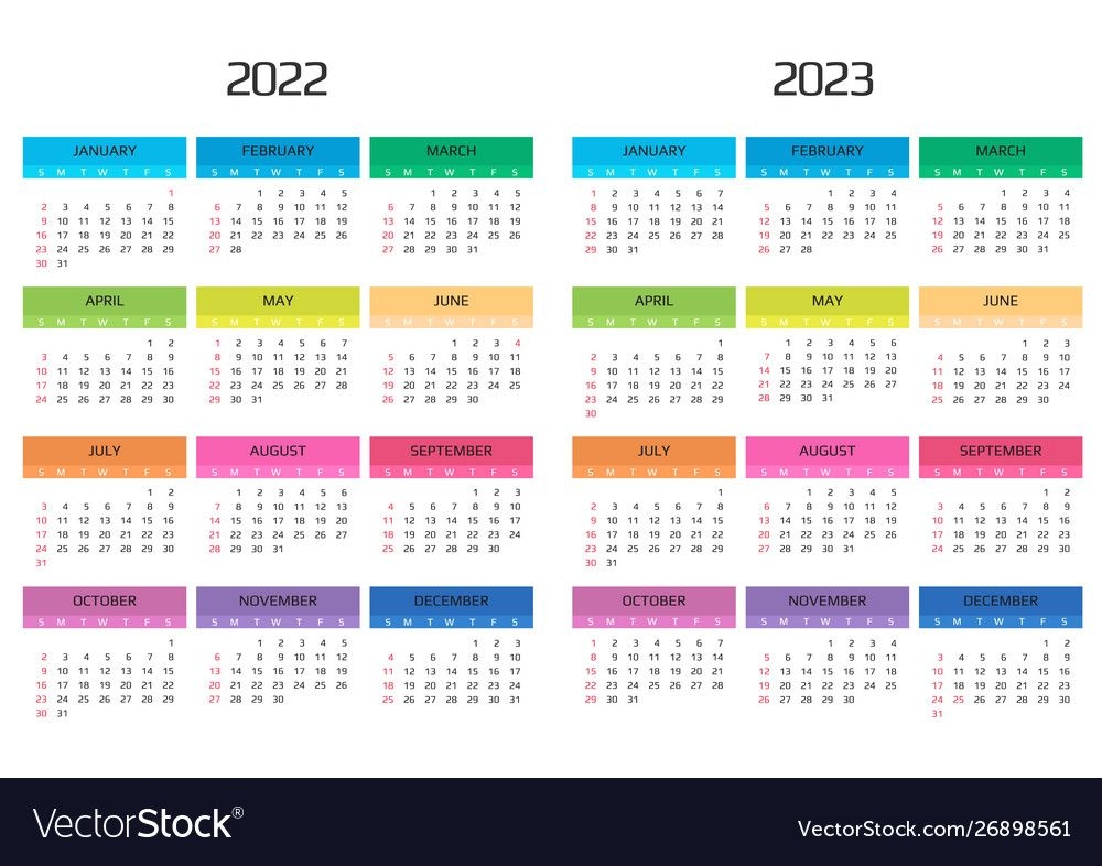 Calendar 2022 2023