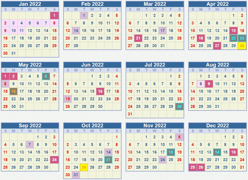 Calendar 2022: School Terms And Holidays South Africa