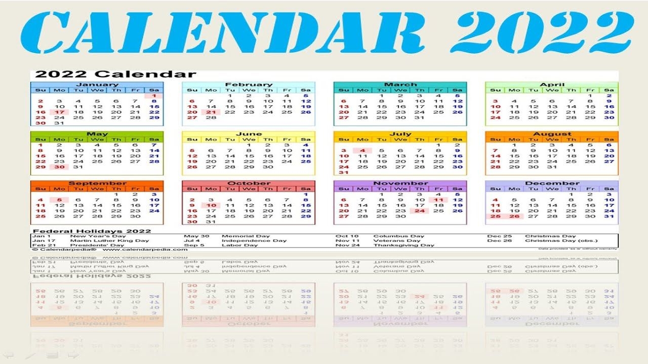 Calendar 2022 With Holidays|Calendar 2020| Indian Festival