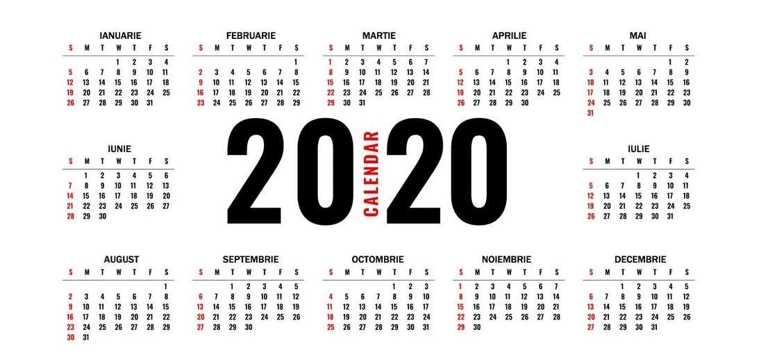 Câte Zile Libere Vor Avea Românii În 2020. Calendarul
