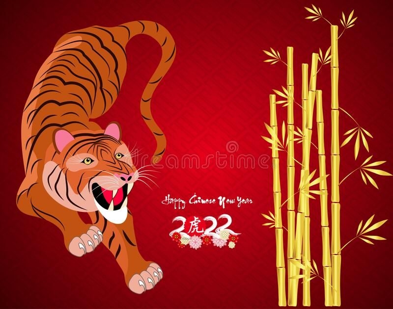Chinese New Tiger Year Stock Illustrations - 1,567 Chinese